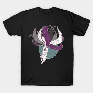 Asexual Pride Kitsune T-Shirt